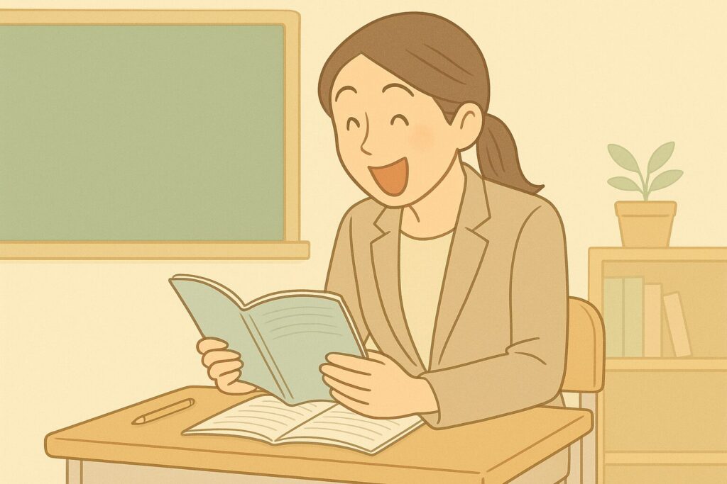 先生が笑って褒める! 安全ユーモアの作法とは?