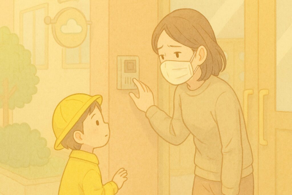 体調不良の親が送迎する時の受け渡しの工夫と代替案