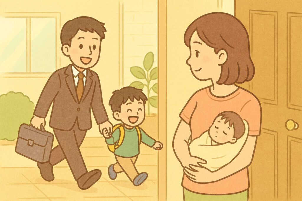 産後の上の子の保育園…いつから誰が送迎する？ 状況別の対応方法を紹介