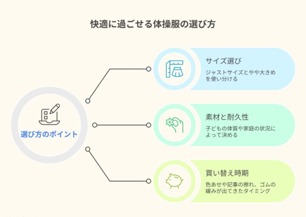 サイズと素材、買い替えのタイミングとは？ 快適に過ごせる体操服の選び方