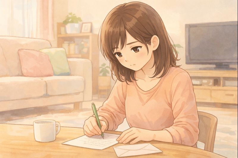 ＜基本構成＞親から子どもへの手紙の書き方