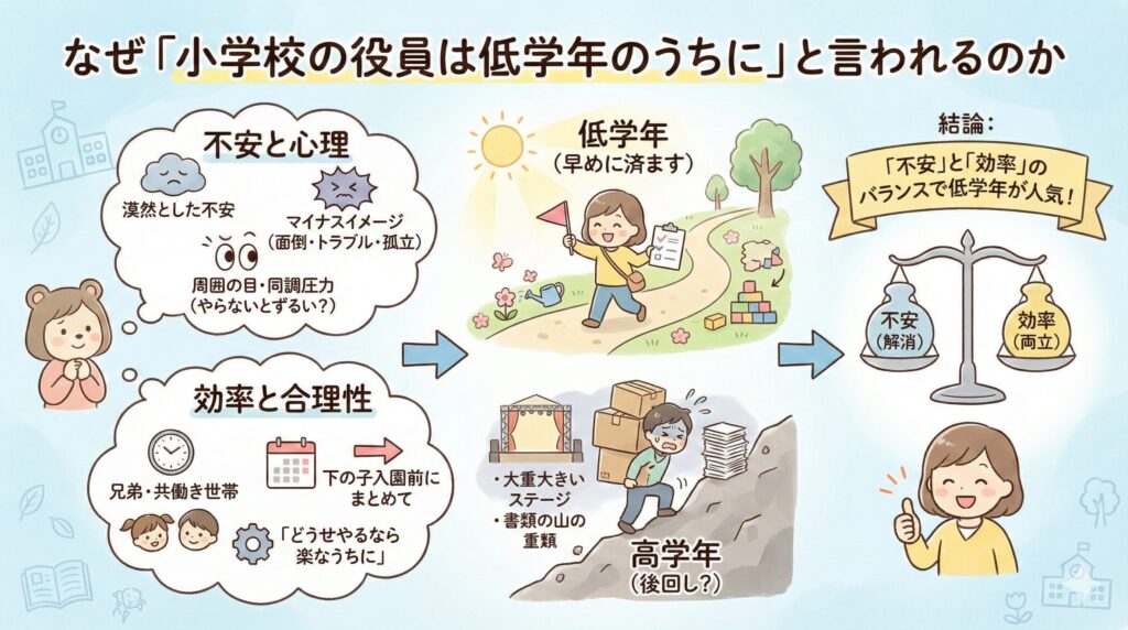 小学校の役員は低学年のうちに済ませたい人の本音｜早い方が楽って本当？