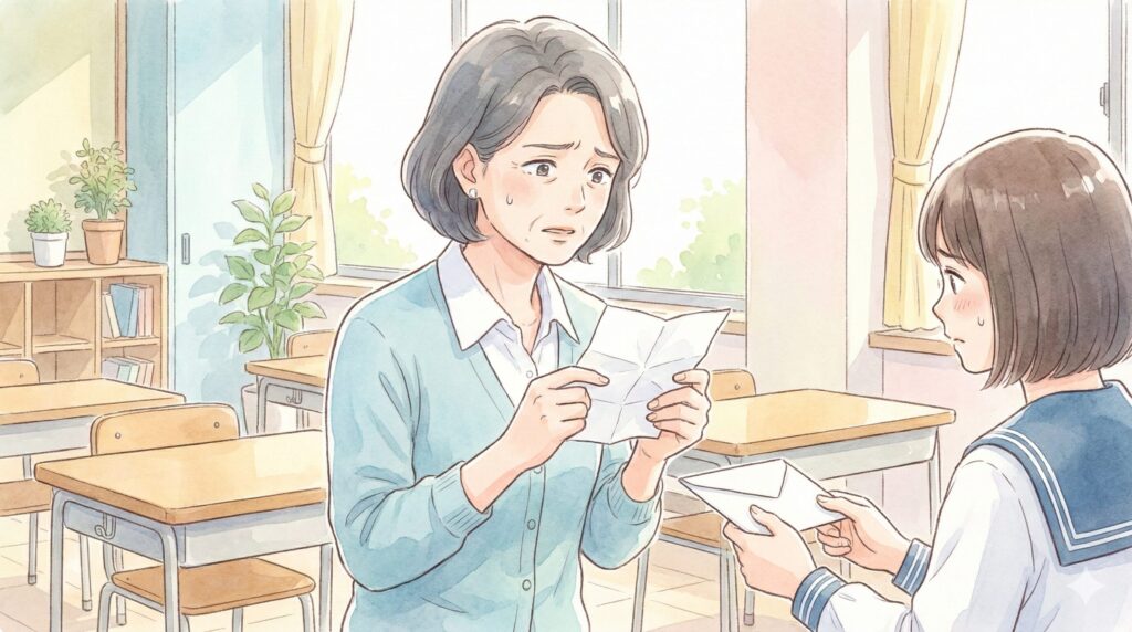 先生へのメッセージで避けるべきNG例